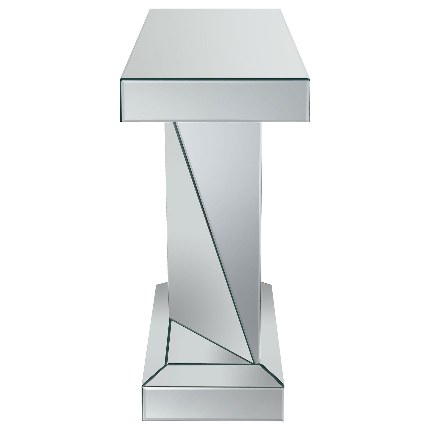 Coaster Furniture Amore 722509 Mirrored Acrylic Entryway Sofa Console Table - Silver IMAGE 4