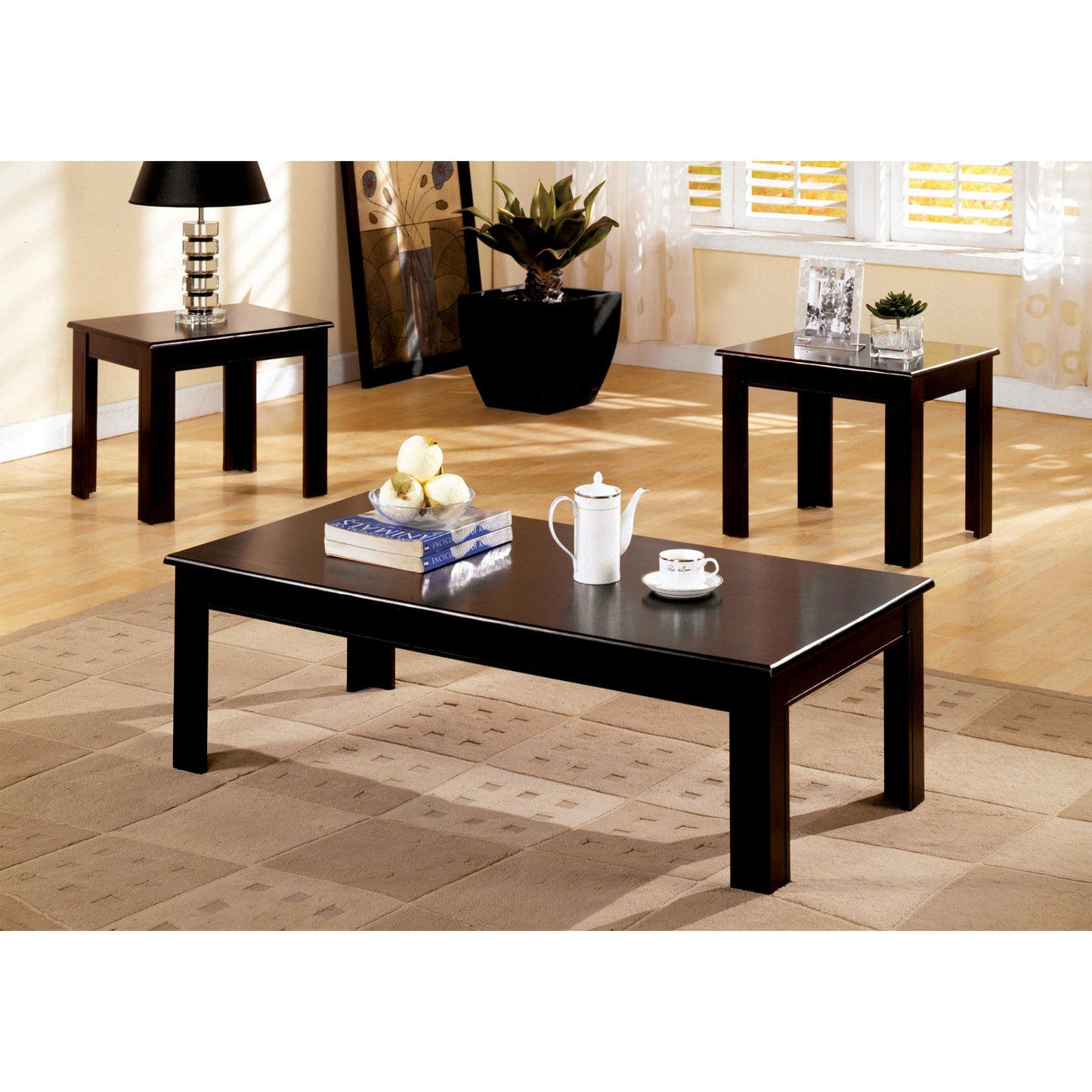 Furniture of America Town Square I Occasional Table Set CM4168-3PK IMAGE 1