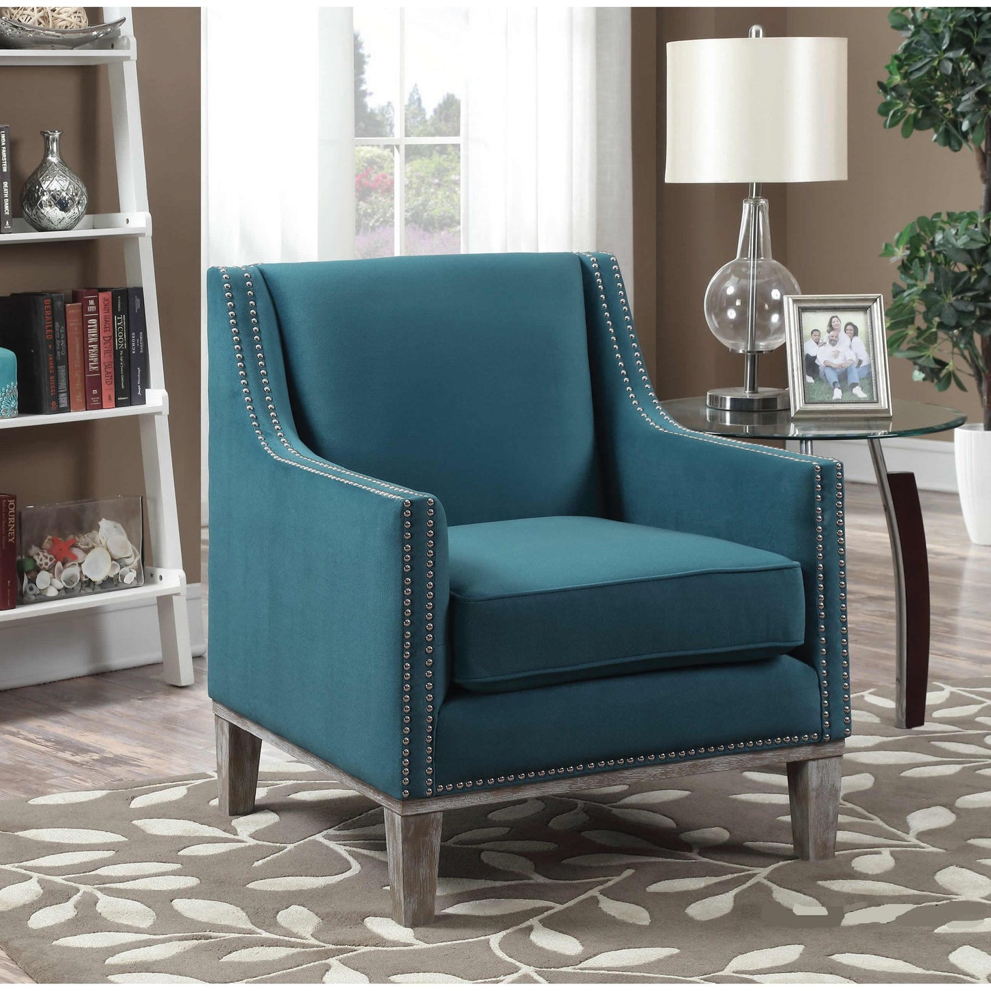 Elements International Augusta Stationary Accent Chair UAG816100DWBCA IMAGE 3