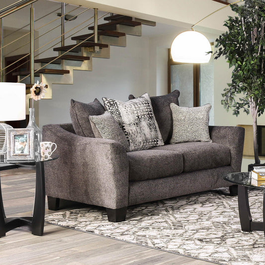 Furniture of America Jena Stationary fabric Loveseat SM5159-LV IMAGE 1