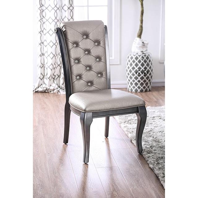 Furniture of America Amina CM3219GY-SC-2PK Side Chair IMAGE 1