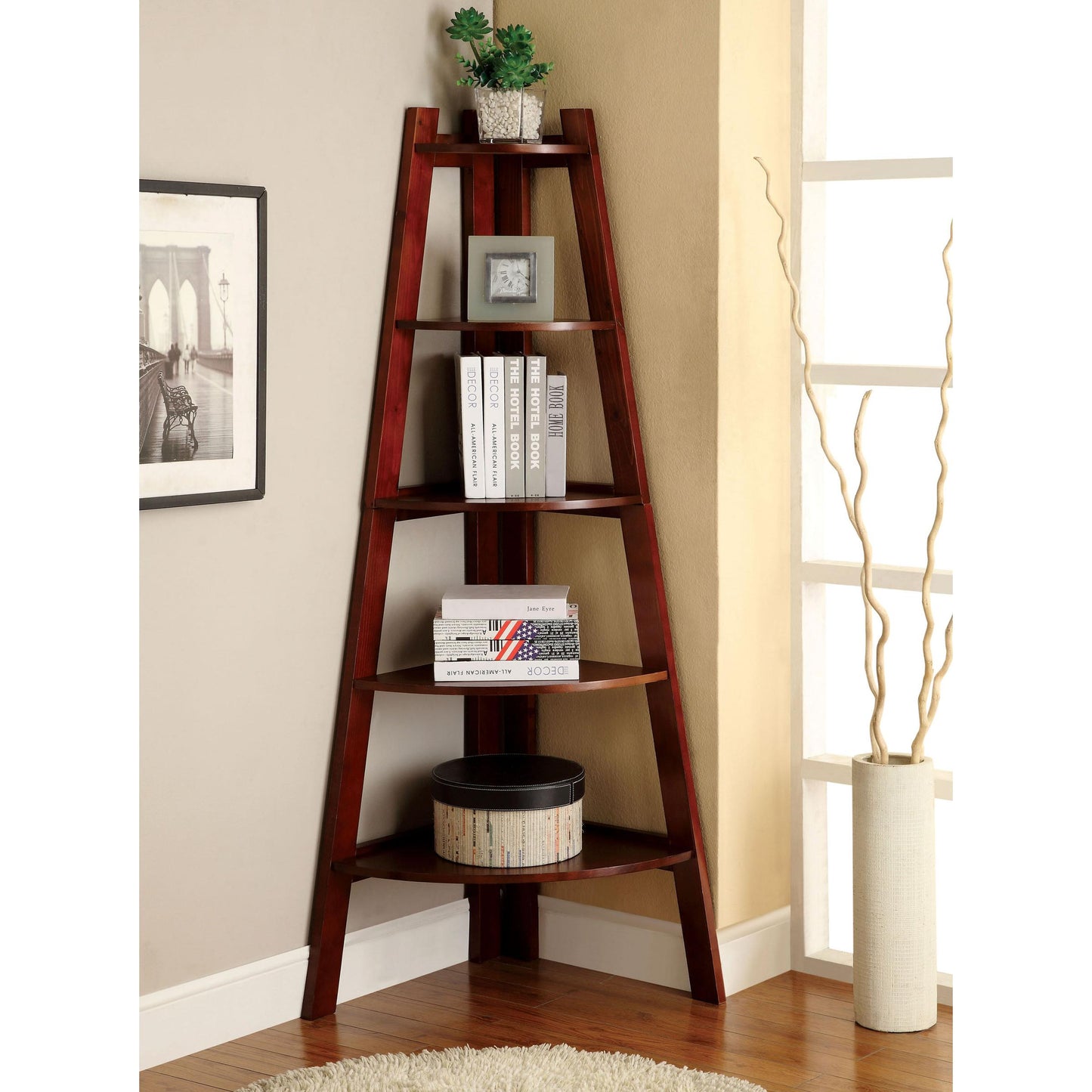 Furniture of America Home Decor Bookshelves CM-AC6214CH IMAGE 1