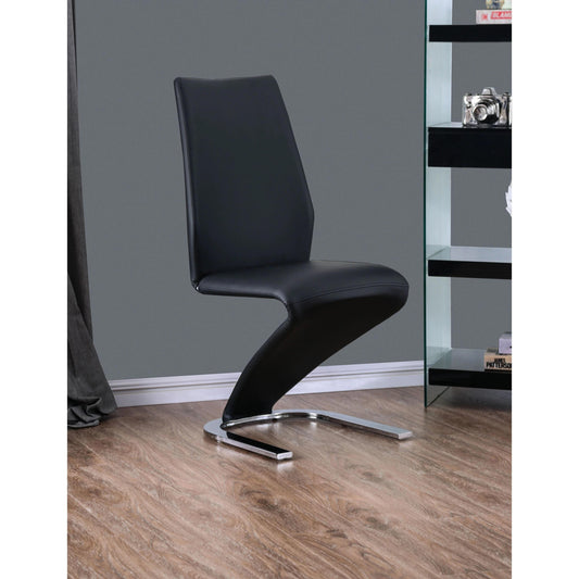 Furniture of America Midvale CM3650BK-SC-2PK Side Chair IMAGE 1