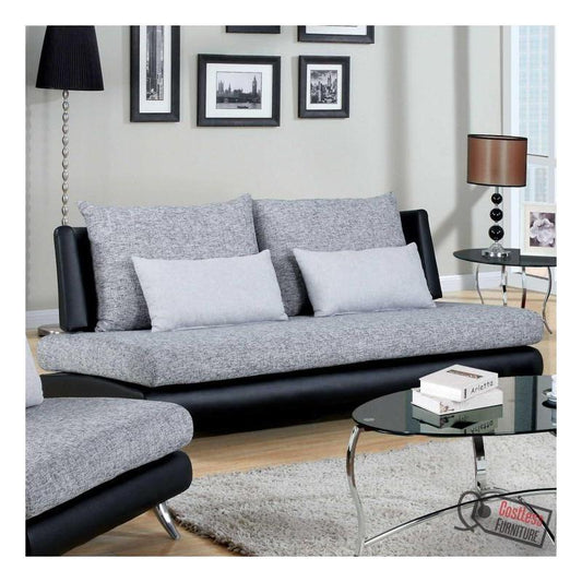 Furniture of America Saillon Stationary Fabric Sofa CM6111S IMAGE 1
