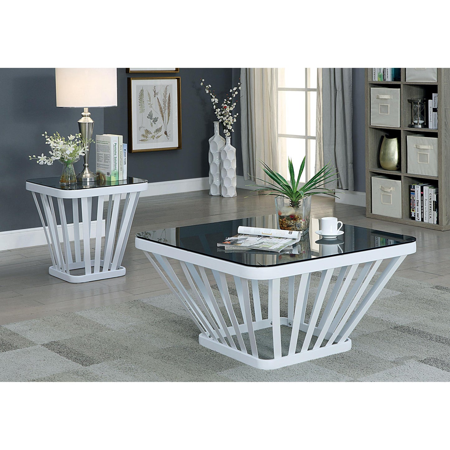 Furniture of America Winnie End Table CM4109WH-E IMAGE 3