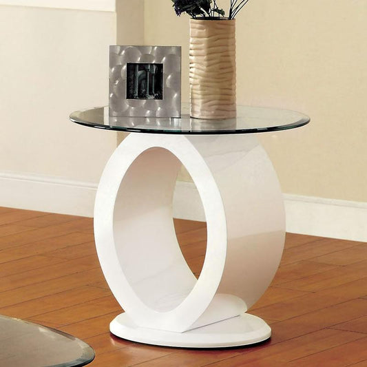 Furniture of America Lodia End Table CM4825WH-E IMAGE 1
