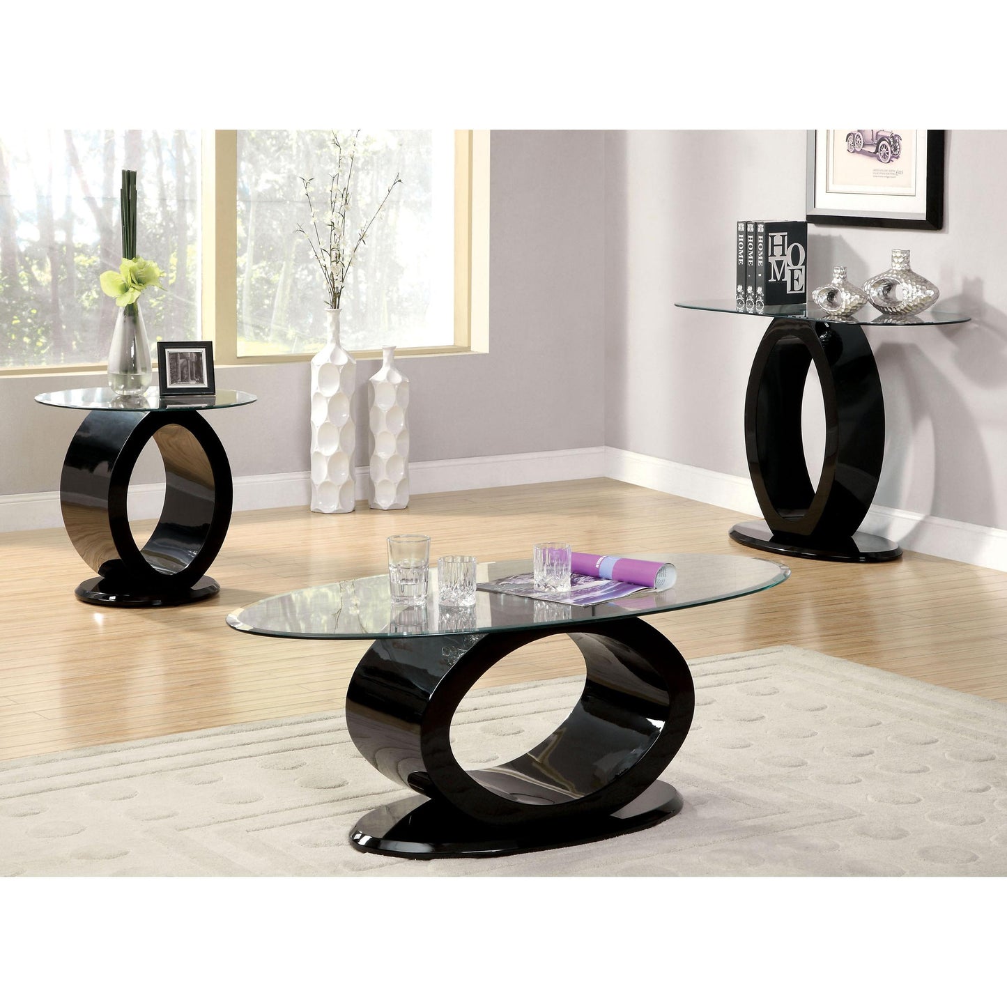 Furniture of America Lodia End Table CM4825BK-E IMAGE 2
