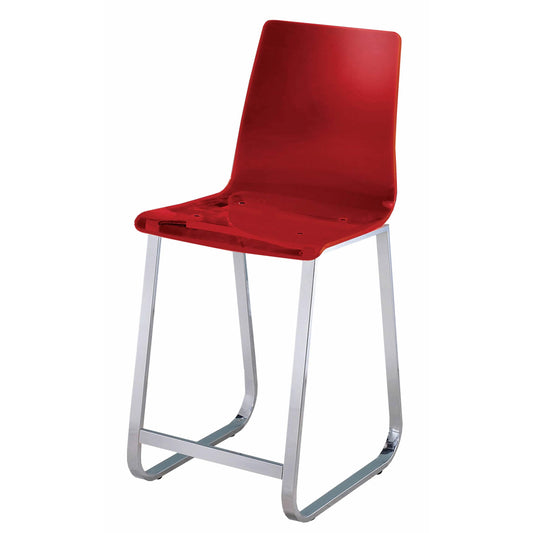 Furniture of America Yvetti Counter Height Dining Chair CM3990RD-PC-2PK IMAGE 1