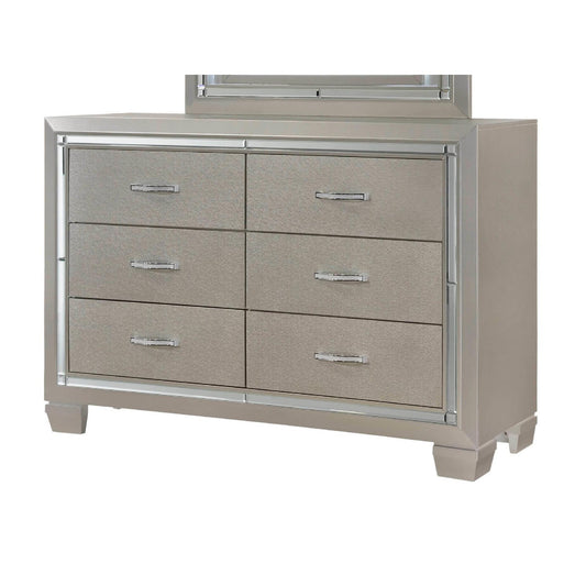 Elements International Platinum 6-Drawer Kids Dresser LT111DR IMAGE 1