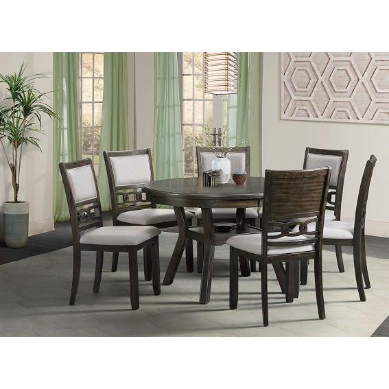 Elements International Amherst DAH500DT Dining Table - Dark Brown IMAGE 2