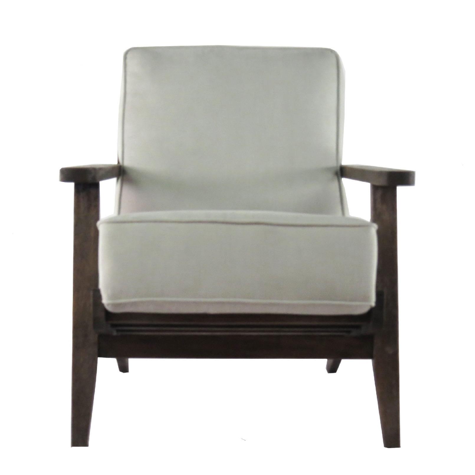 Elements International Metro UMR540100EW Accent Chair - Midtown Taupe IMAGE 2