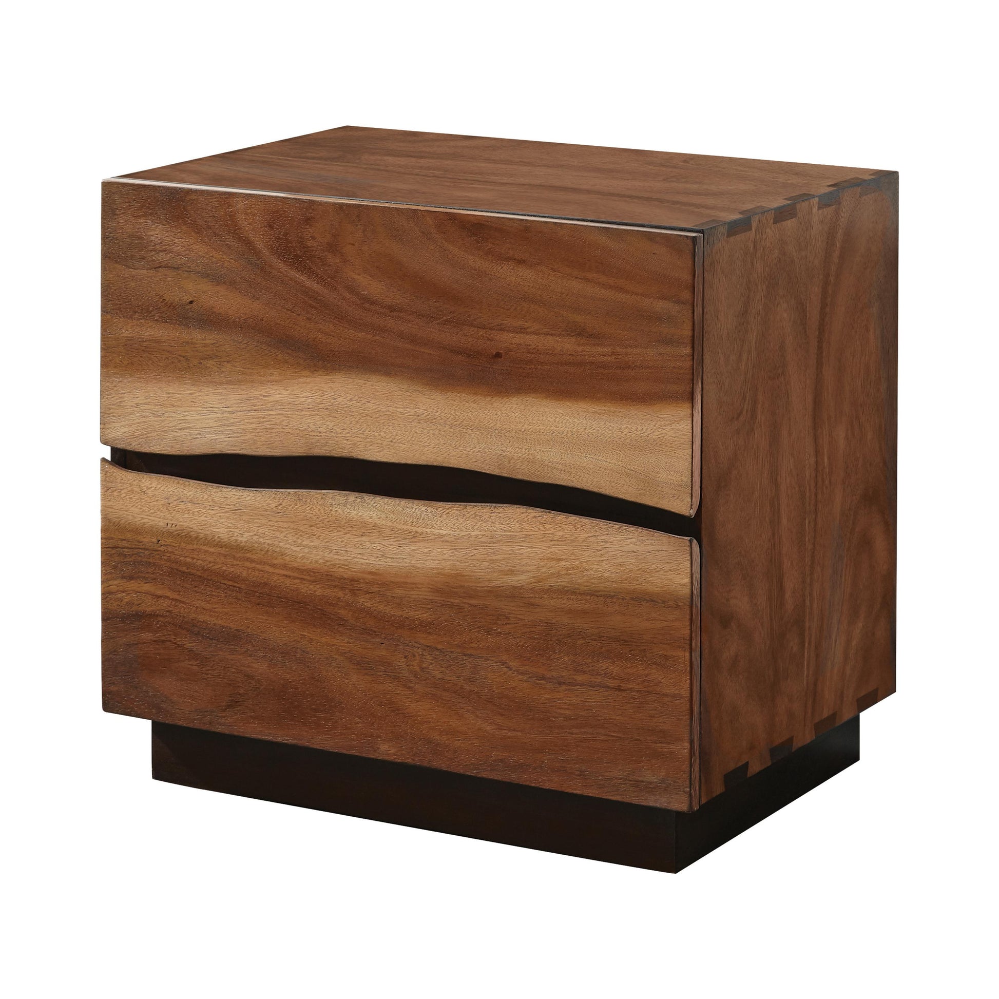 Coaster Furniture Winslow 223252 2-Drawer Nightstand - Smokey Walnut IMAGE 1