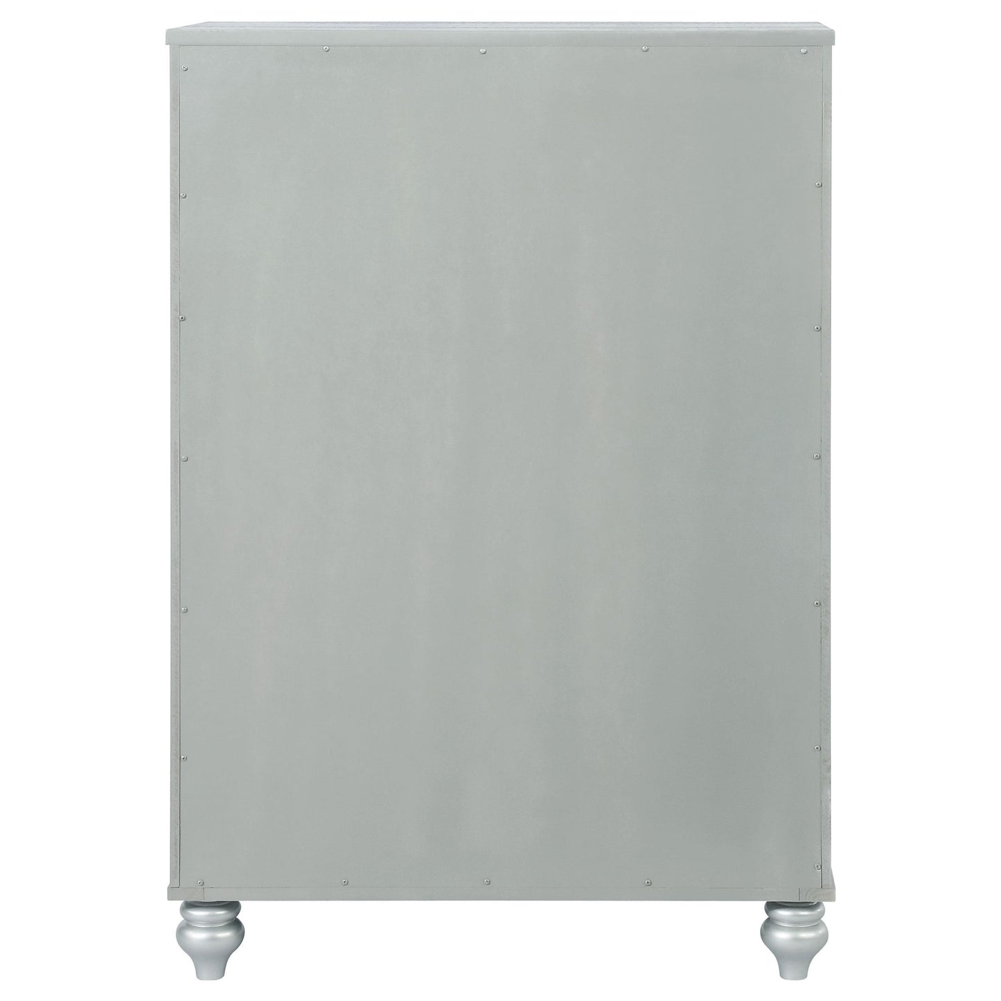 Coaster Furniture Gunnison 223215 5-Drawer Bedroom Chest - Silver Metallic IMAGE 6