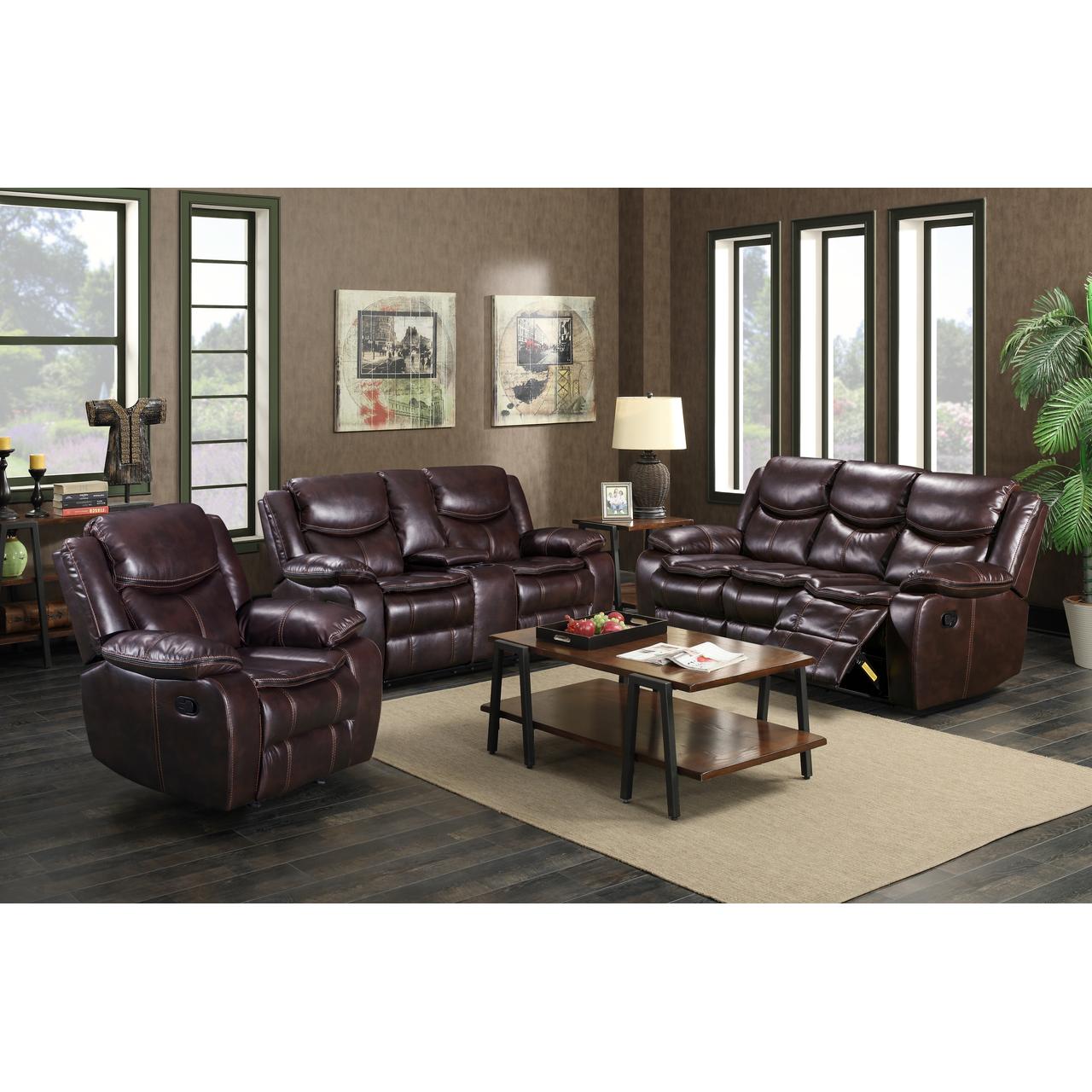 Generation Trade Emerson 665242 Rocker Recliner - Brown IMAGE 2
