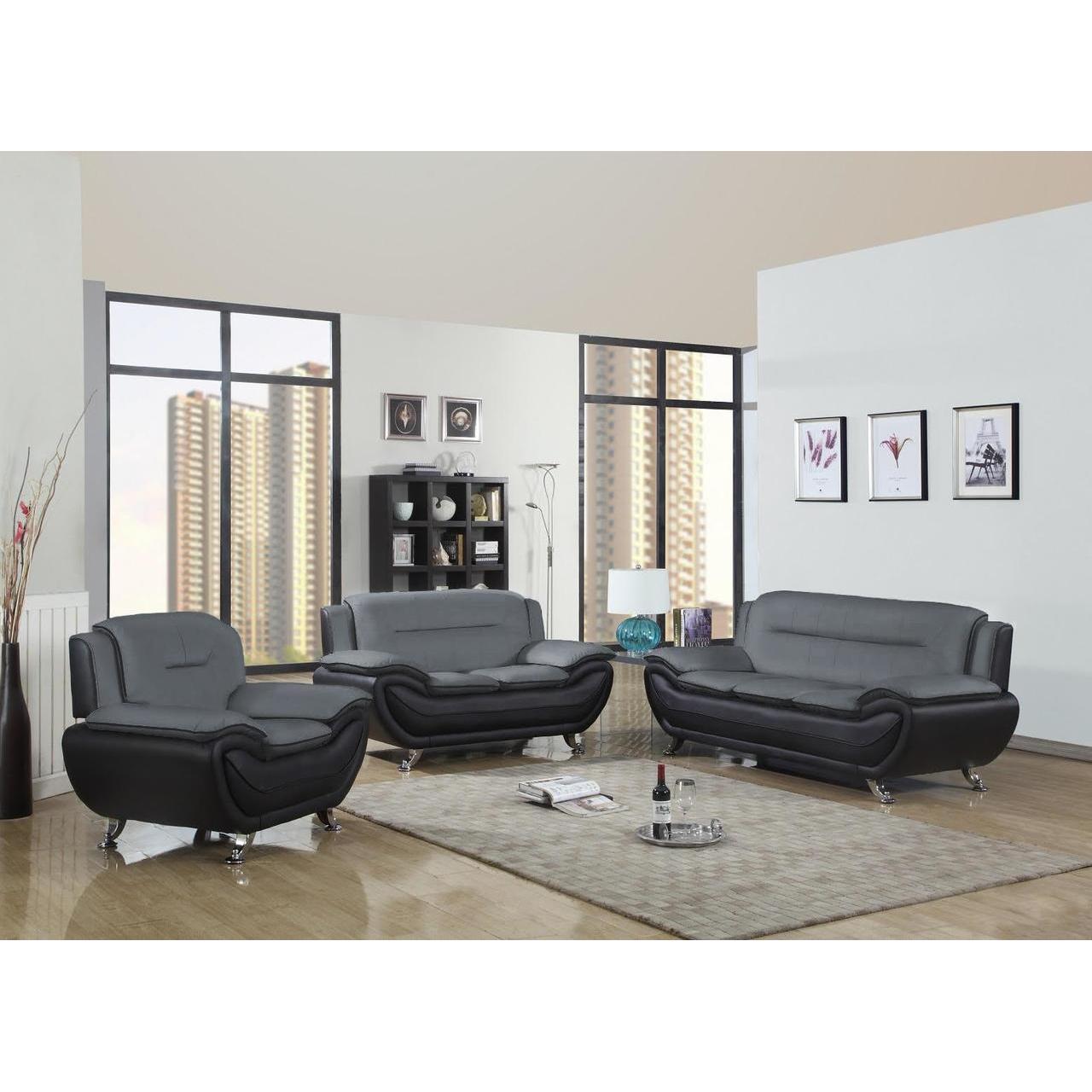 Generation Trade Metro 531012 Chair - Grey & Black IMAGE 2