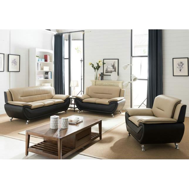 Generation Trade Metro 531512 Chair - Beige & Brown IMAGE 2