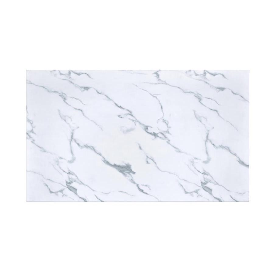 Coaster Furniture Athena 110101 Rectangular 64-inch Faux Marble Dining Table - Chrome IMAGE 4