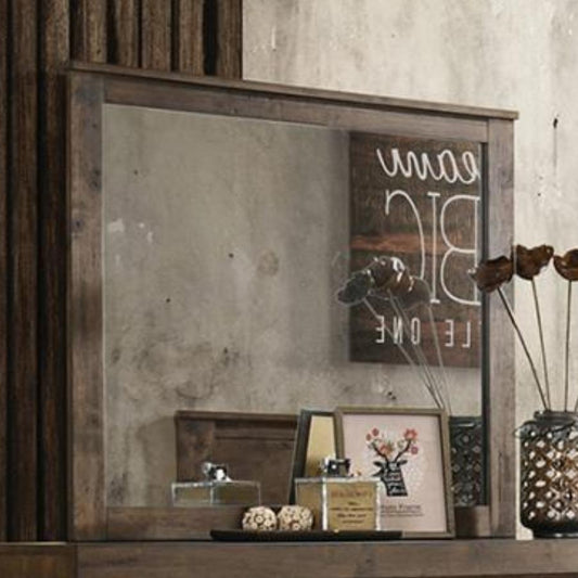 Coaster Furniture Woodmont 222634 Dresser Mirror - Rustic Golden Brown IMAGE 1