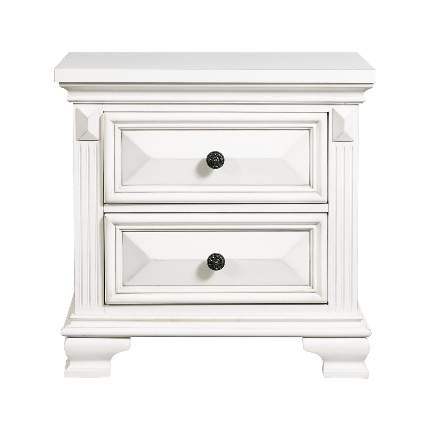 Elements International Calloway CY750NS 2-Drawer Nightstand IMAGE 2
