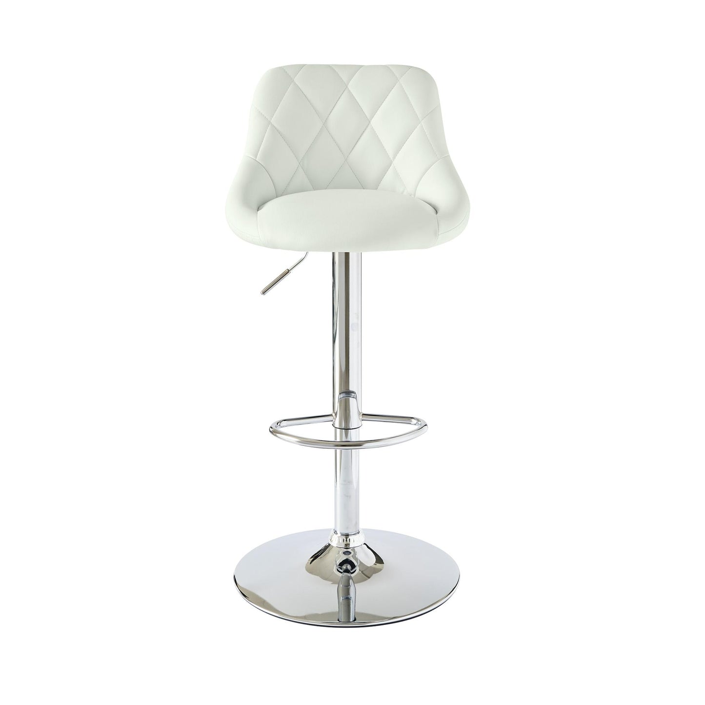 Elements International Melissa BMS700BSE Bar Stool - White IMAGE 2