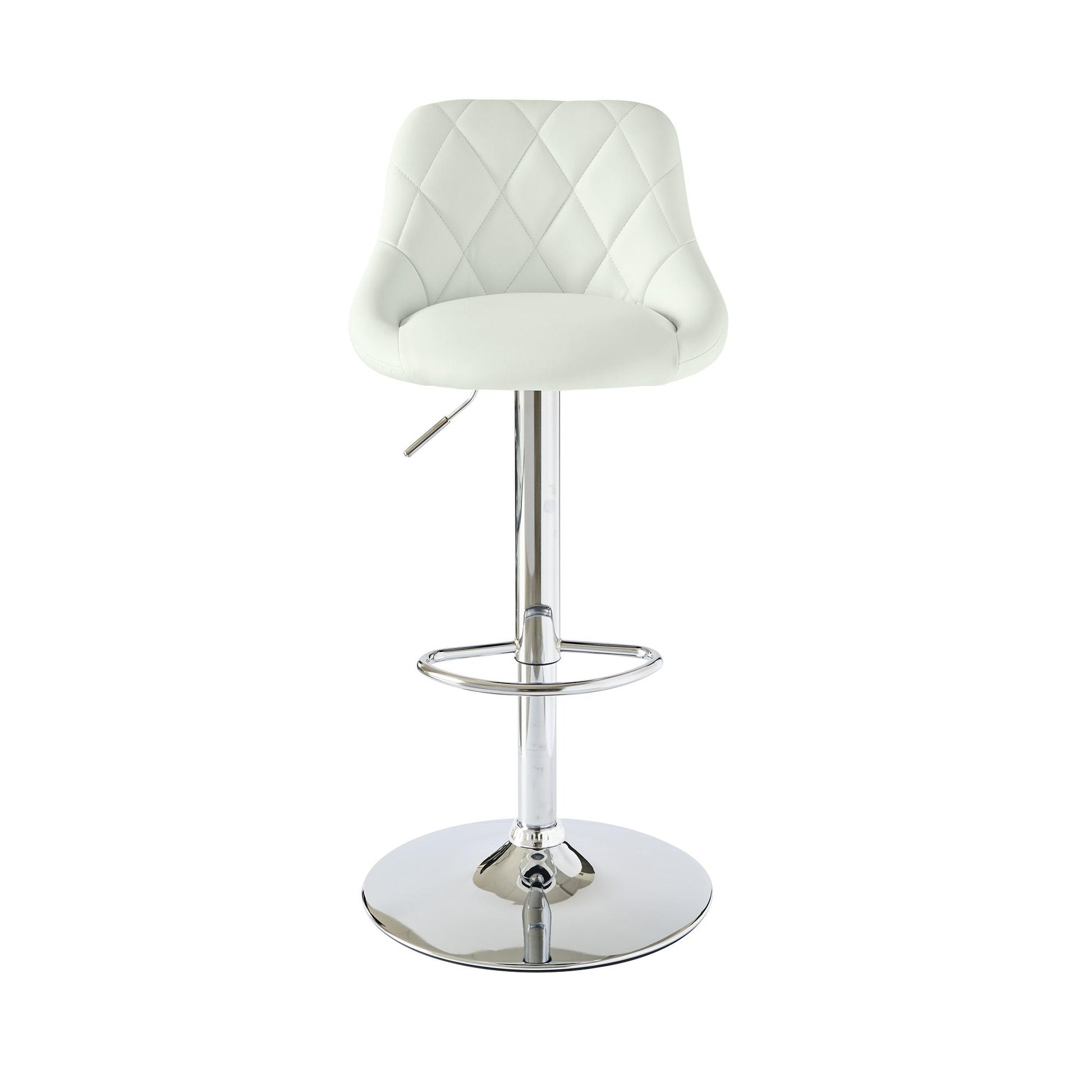 Elements International Melissa BMS700BSE Bar Stool - White IMAGE 2