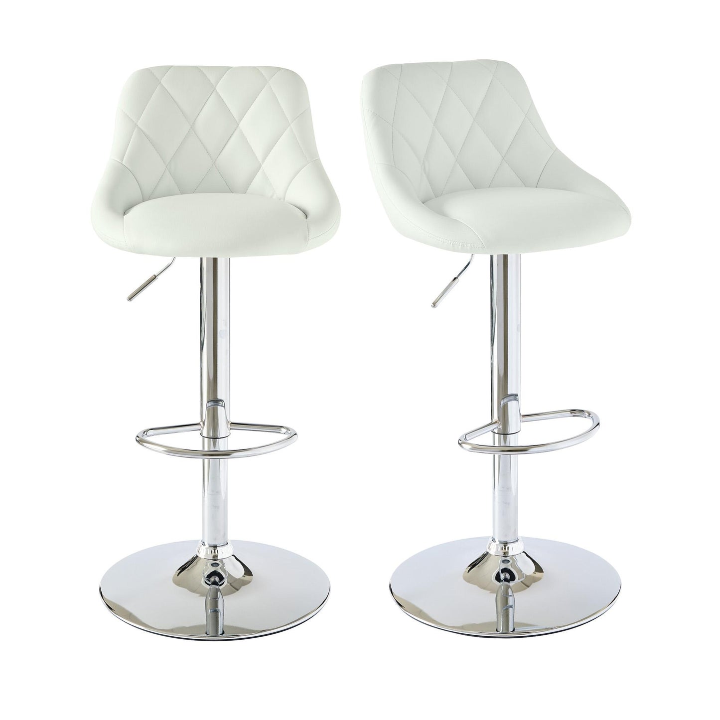 Elements International Melissa BMS700BSE Bar Stool - White IMAGE 8