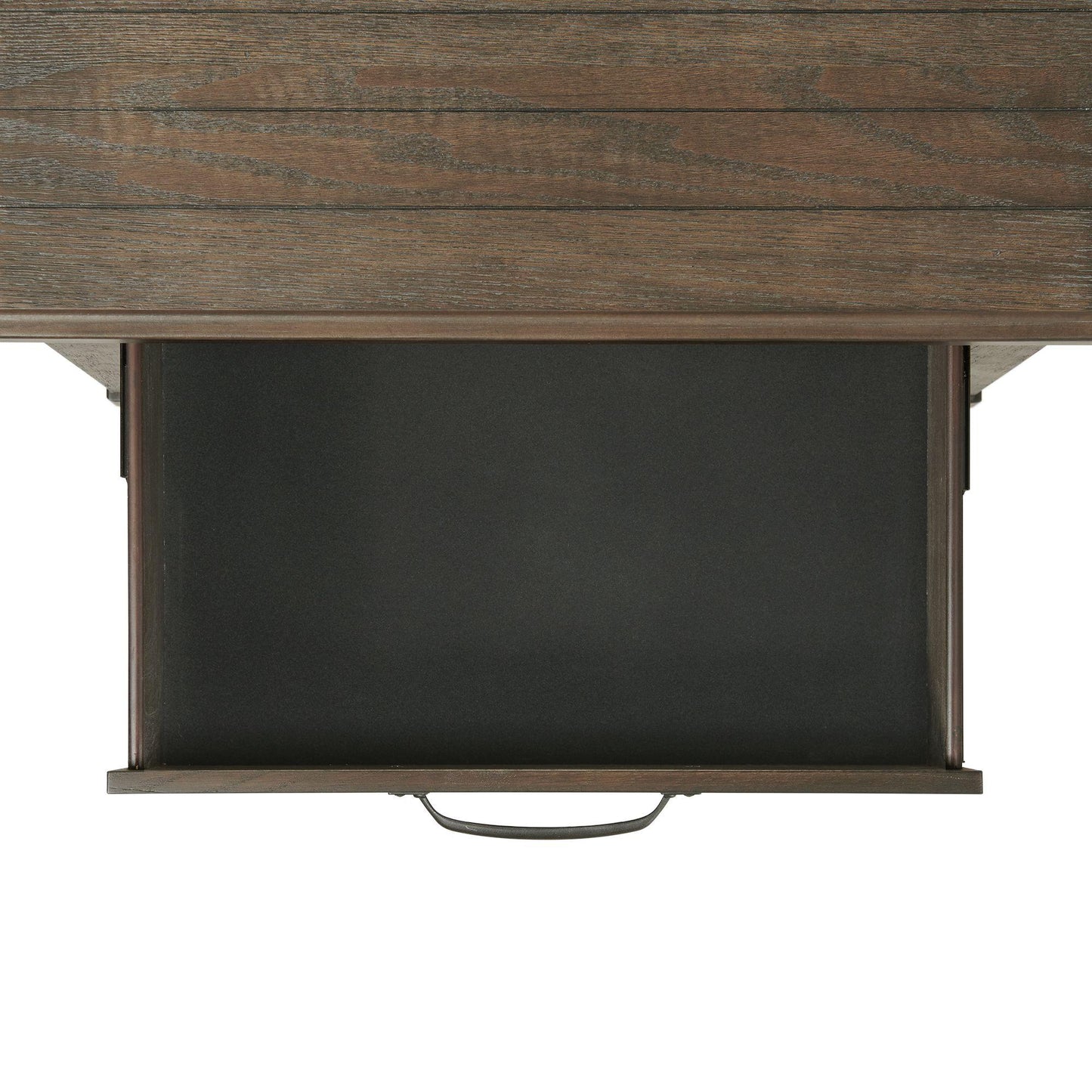 Elements International Scott SC300NS Nightstand with USB Ports - Walnut IMAGE 5