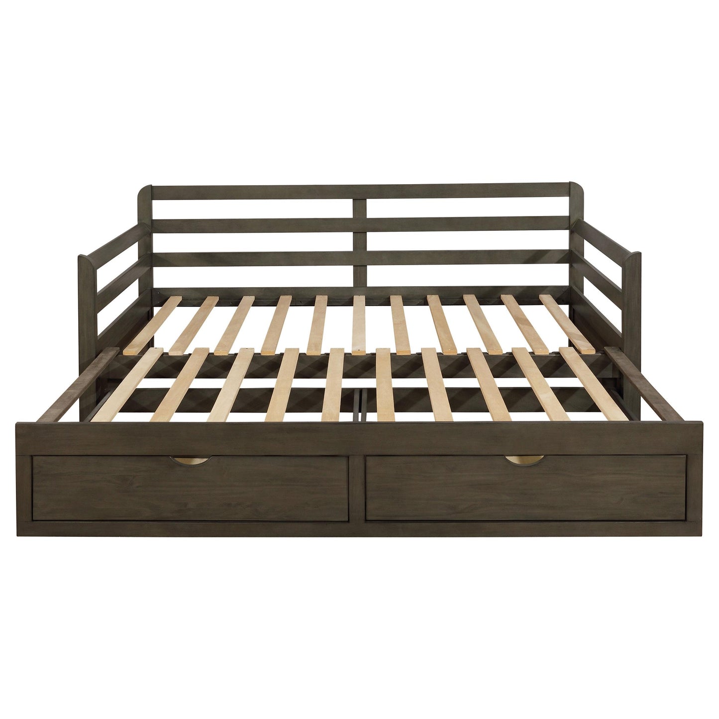 Coaster Furniture Sorrento 305706 2-Drawer Twin XL Daybed with Extension Trundle - Grey IMAGE 4