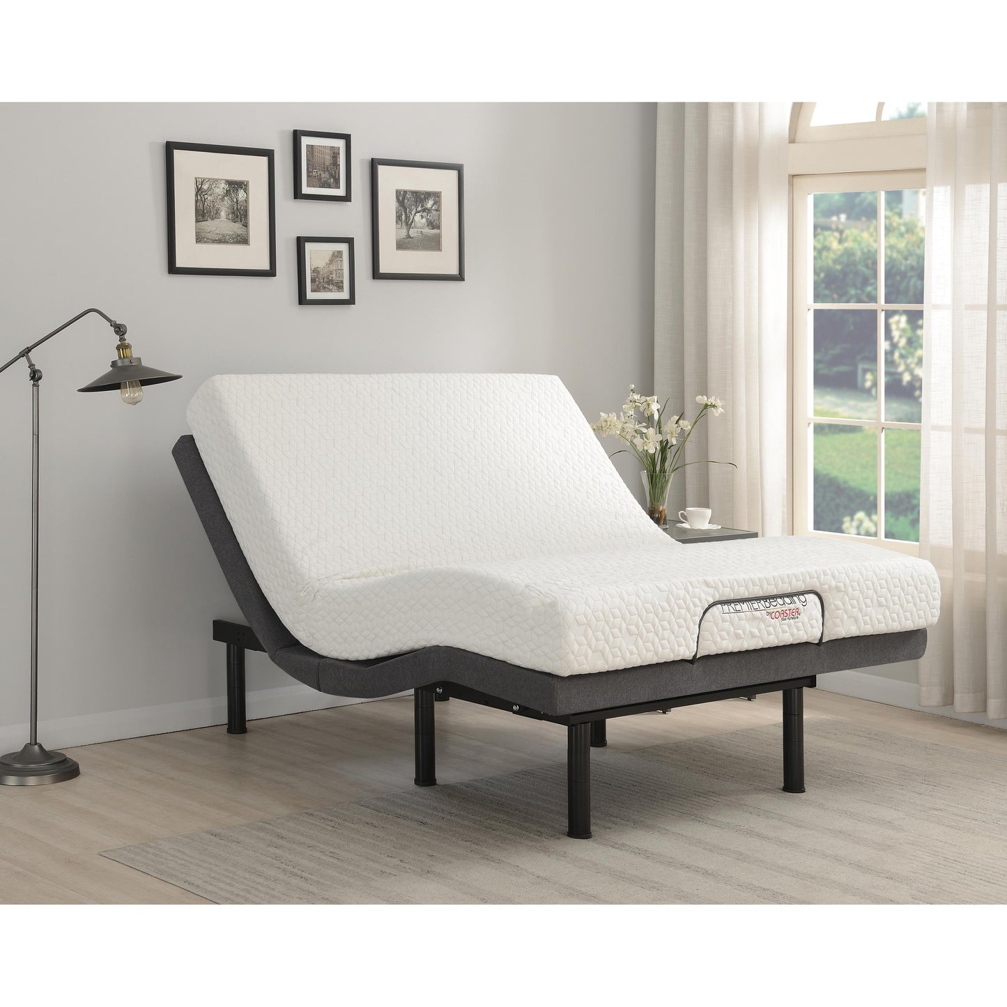 Coaster Furniture Negan 350132F Full Adjustable Bed Base - Grey and Black IMAGE 12