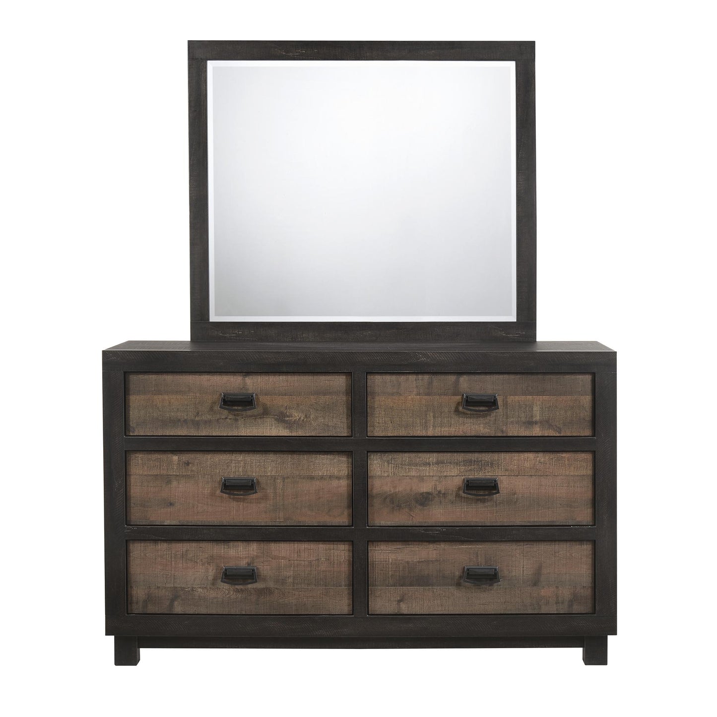 Elements International Harlington HG100DRMR Dresser w/ Mirror Set IMAGE 1