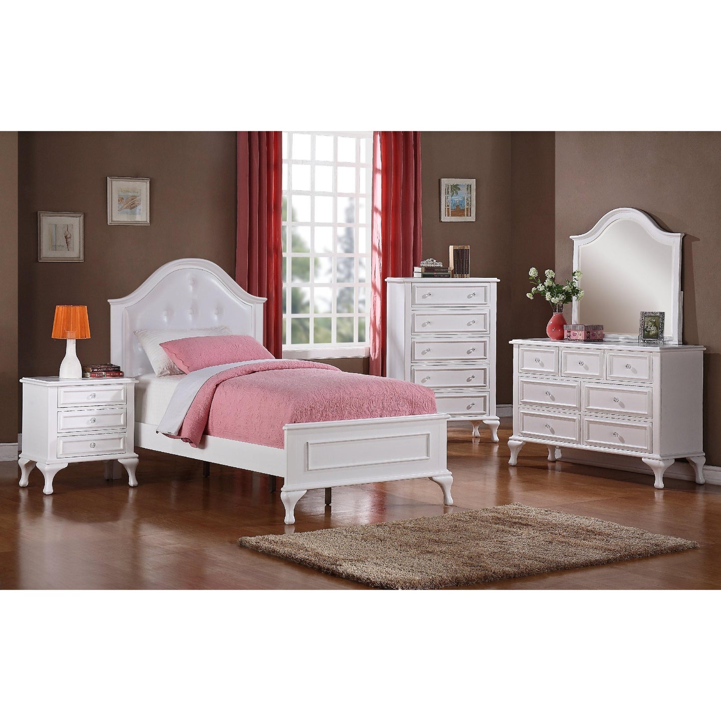 Elements International Jesse JS700FB Full Panel Bed IMAGE 2