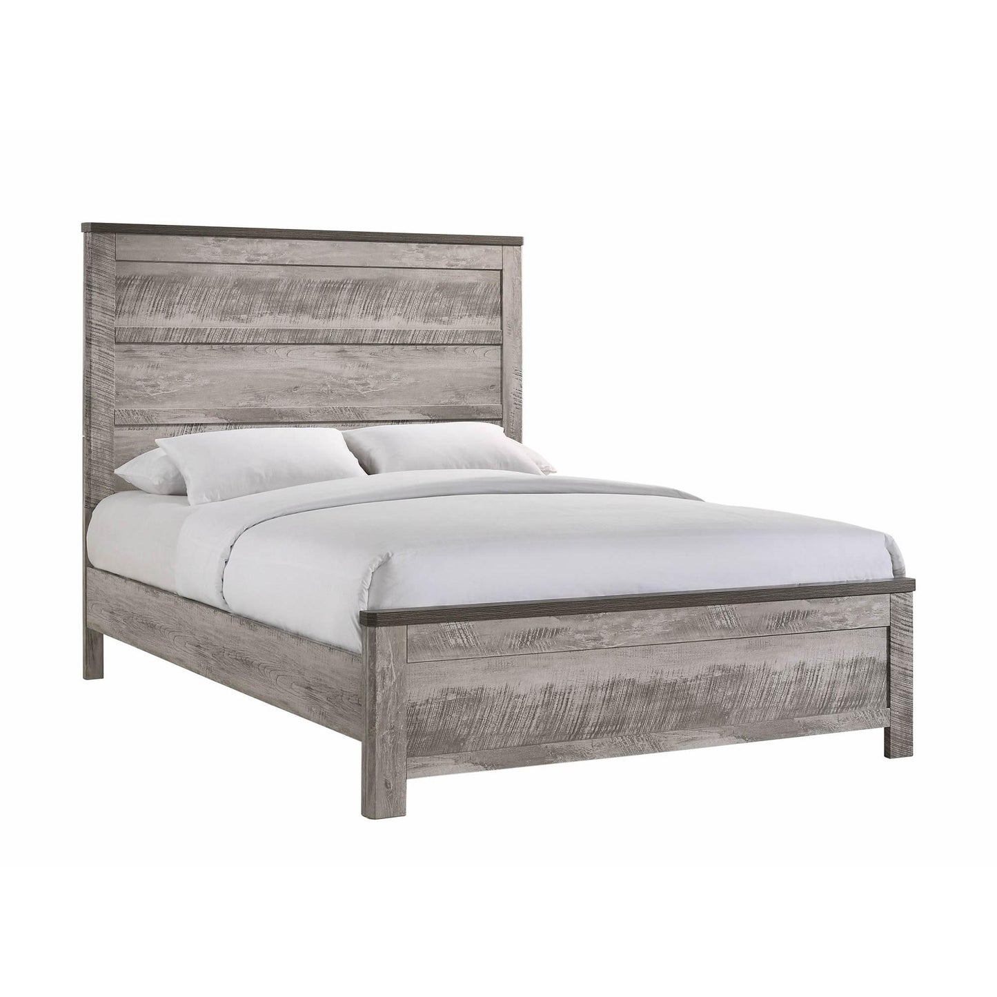 Elements International Millers Cove MC300QB Queen Panel Bed IMAGE 1