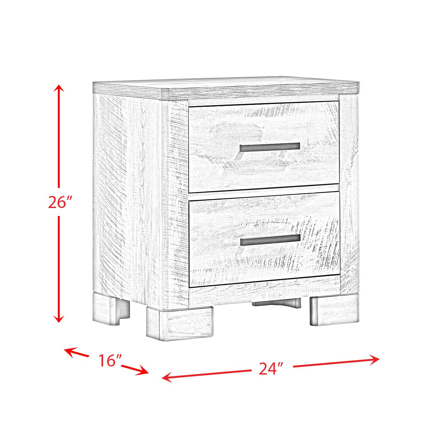 Elements International Millers Cove MC300NS Nightstand IMAGE 9