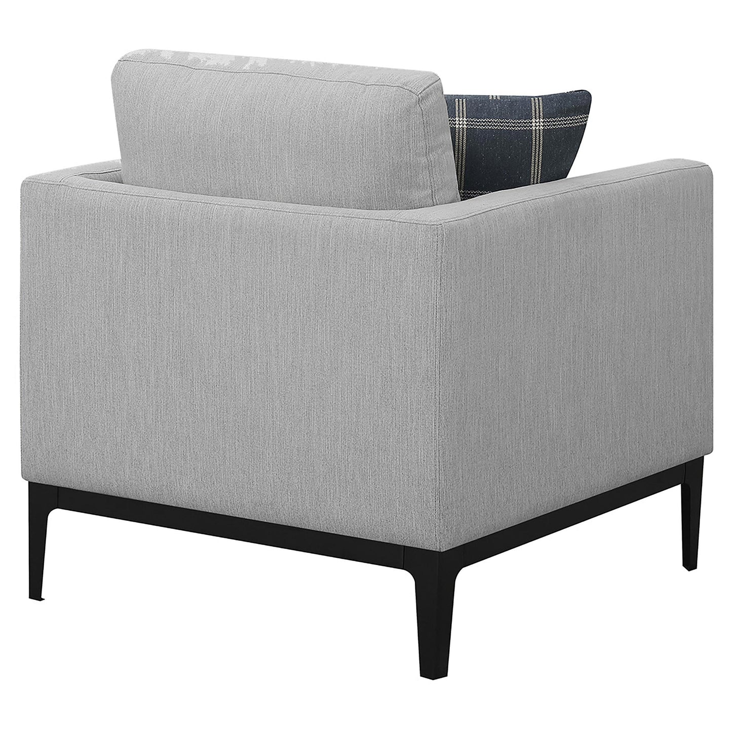Coaster Furniture Apperson 508683 Upholstered Track Arm Accent Chair - Light Grey IMAGE 8