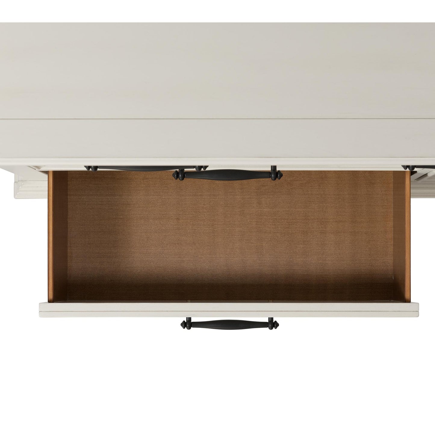 Elements International Slater SR600DRMR Dresser with Mirror - White IMAGE 6