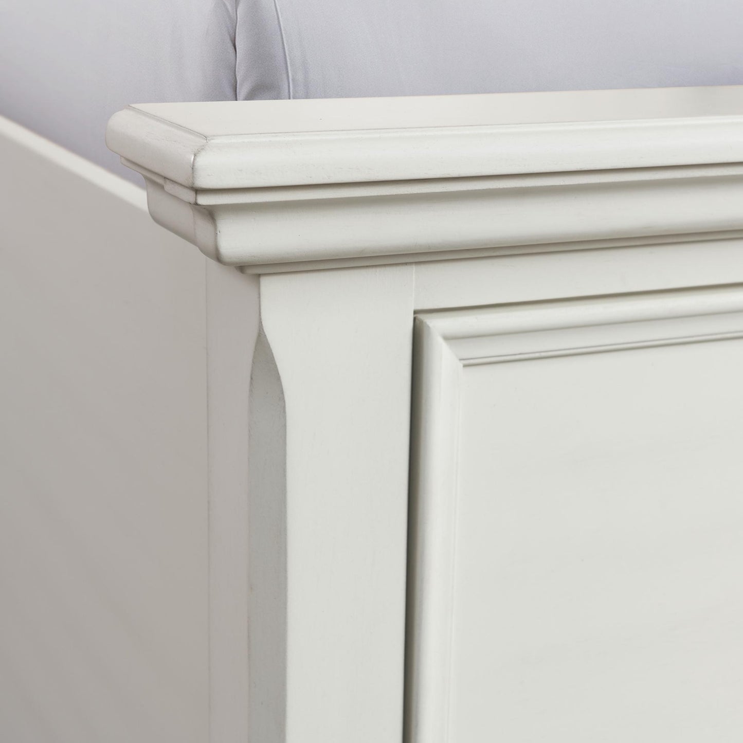 Elements International Slater SR650KB King Platform Storage Bed - White IMAGE 6
