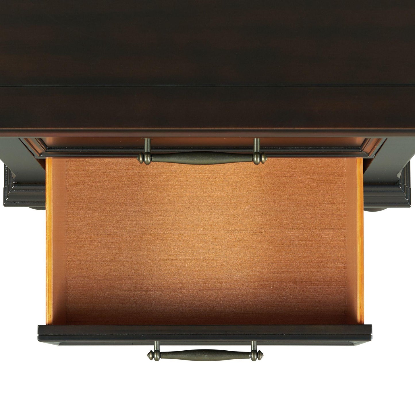 Elements International Slater SR800NS 3-Drawer Nightstand with USB Ports - Black IMAGE 5