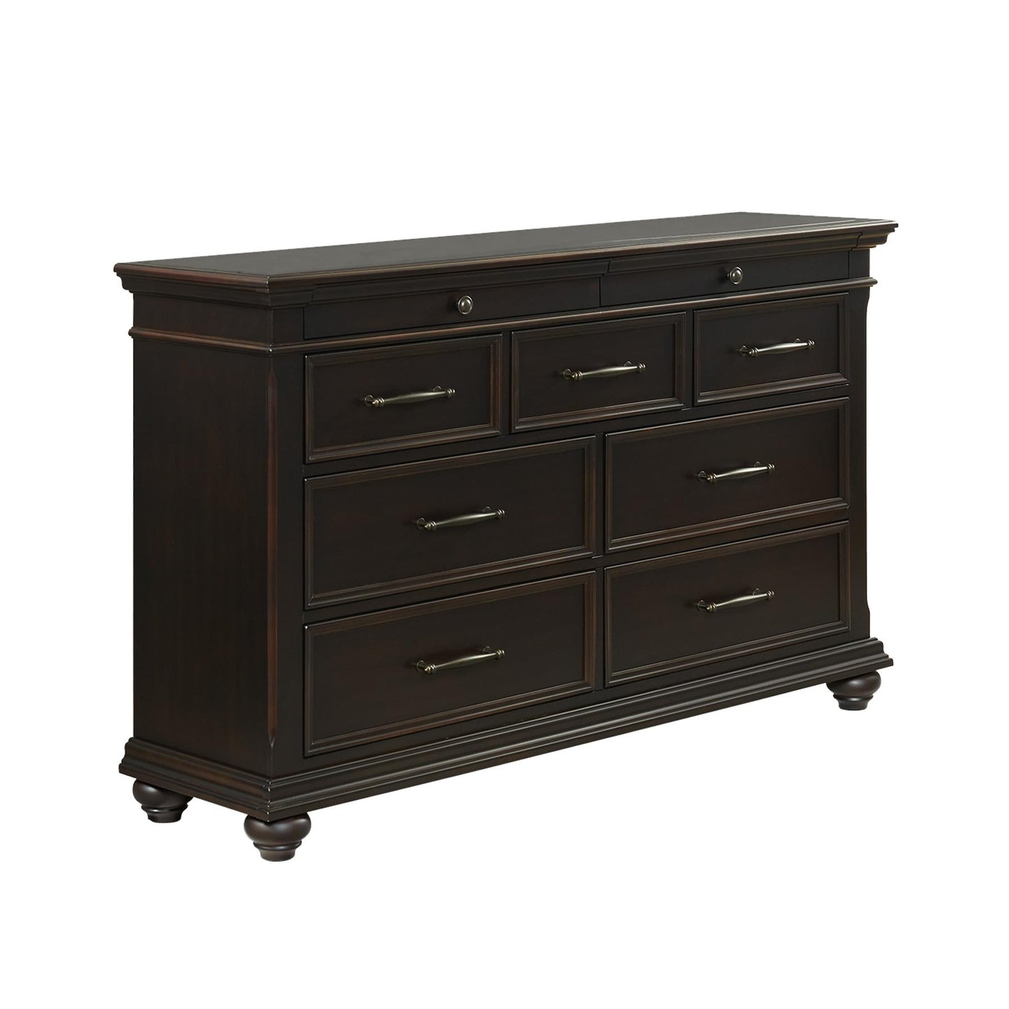 Elements International Slater SR800DR Dresser - Black IMAGE 1