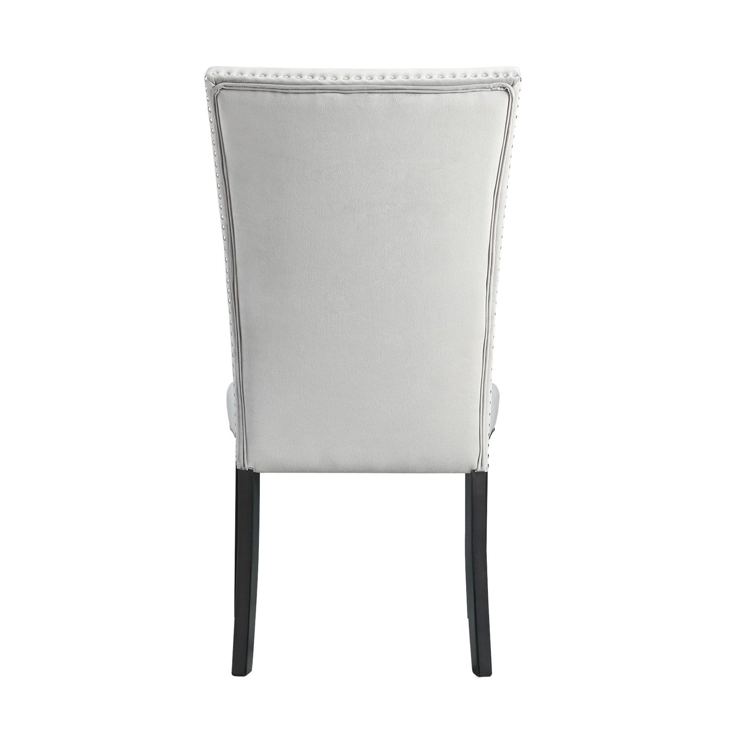 Elements International Francesca CFC300VSC Dining Chair - Gray IMAGE 4