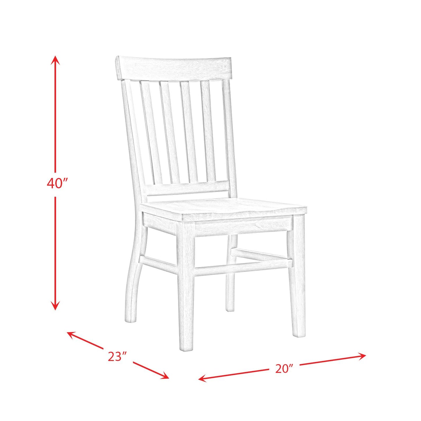 Elements International Lakeview CDLW100SC Side Chair IMAGE 10