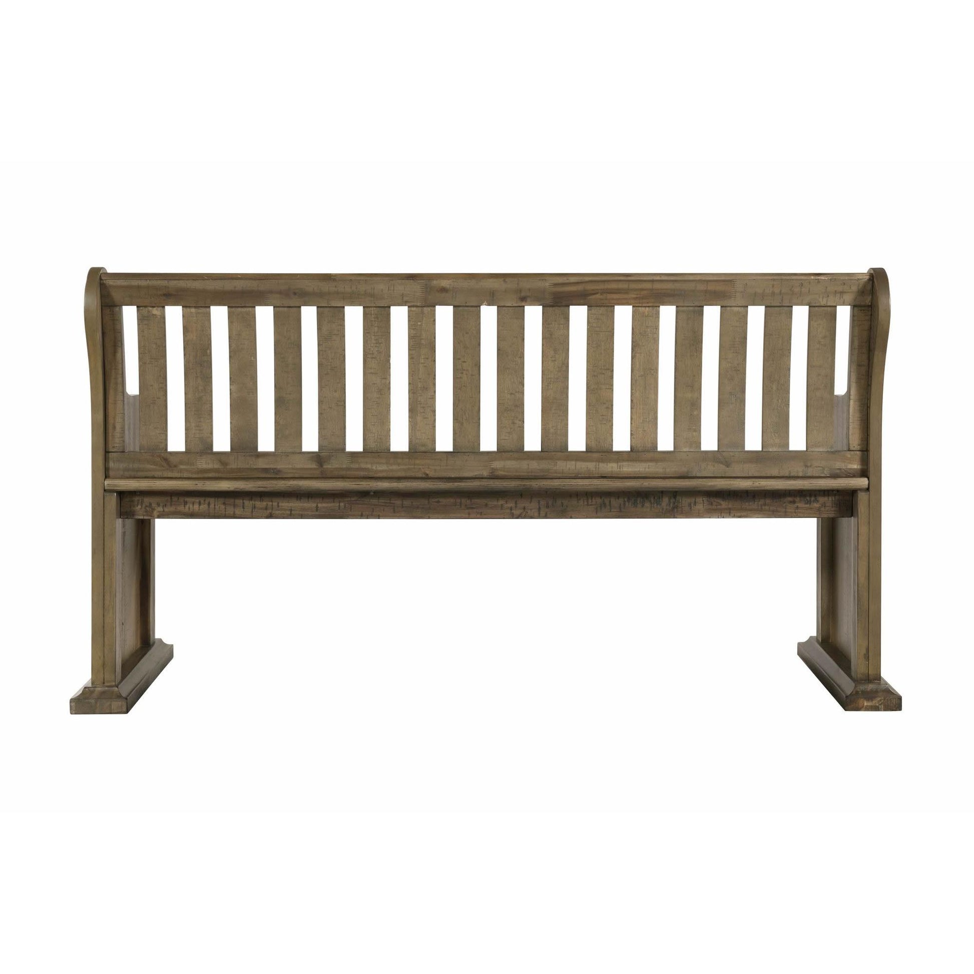 Elements International Stone DST300PW Pew Bench - Grey IMAGE 4