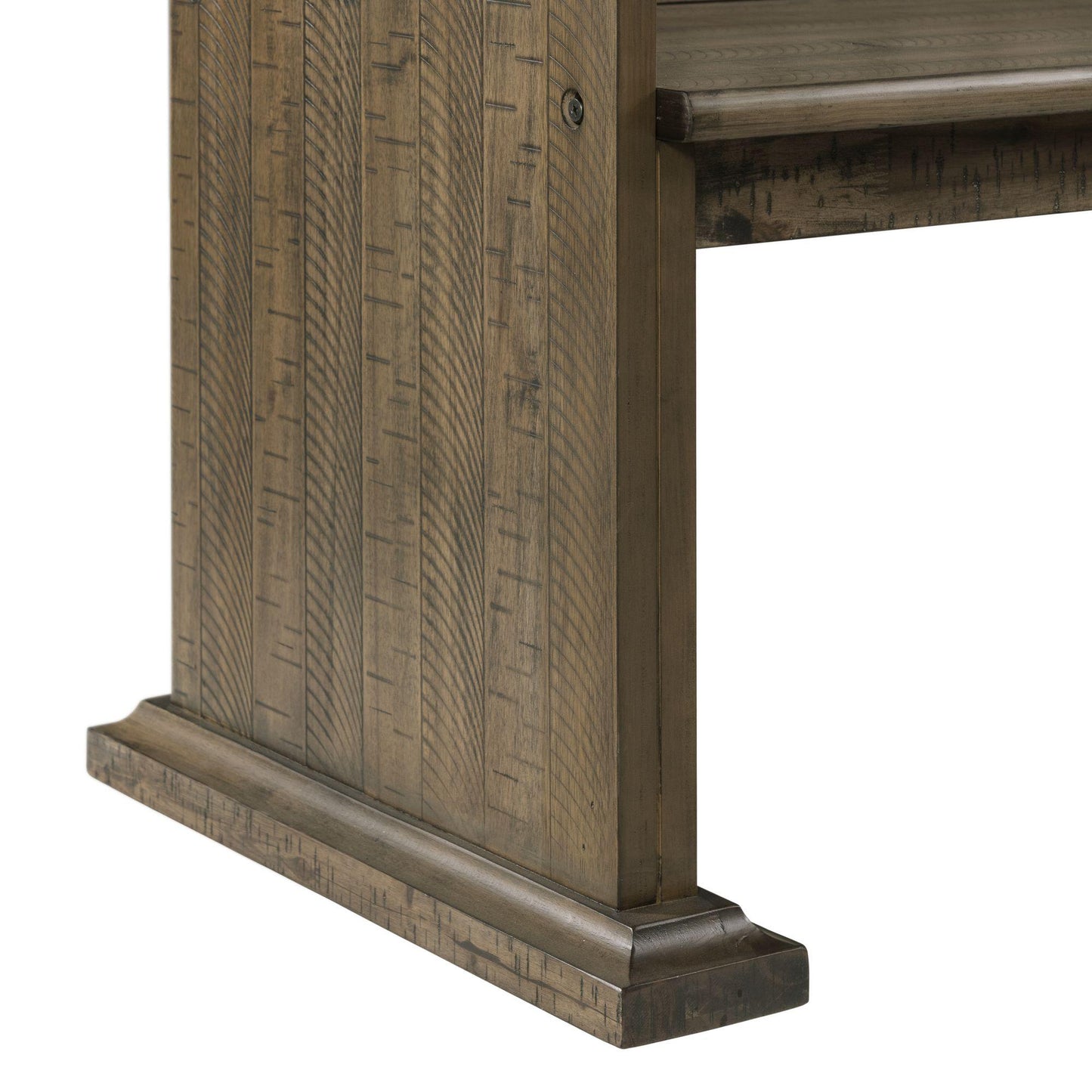 Elements International Stone DST300PW Pew Bench - Grey IMAGE 8