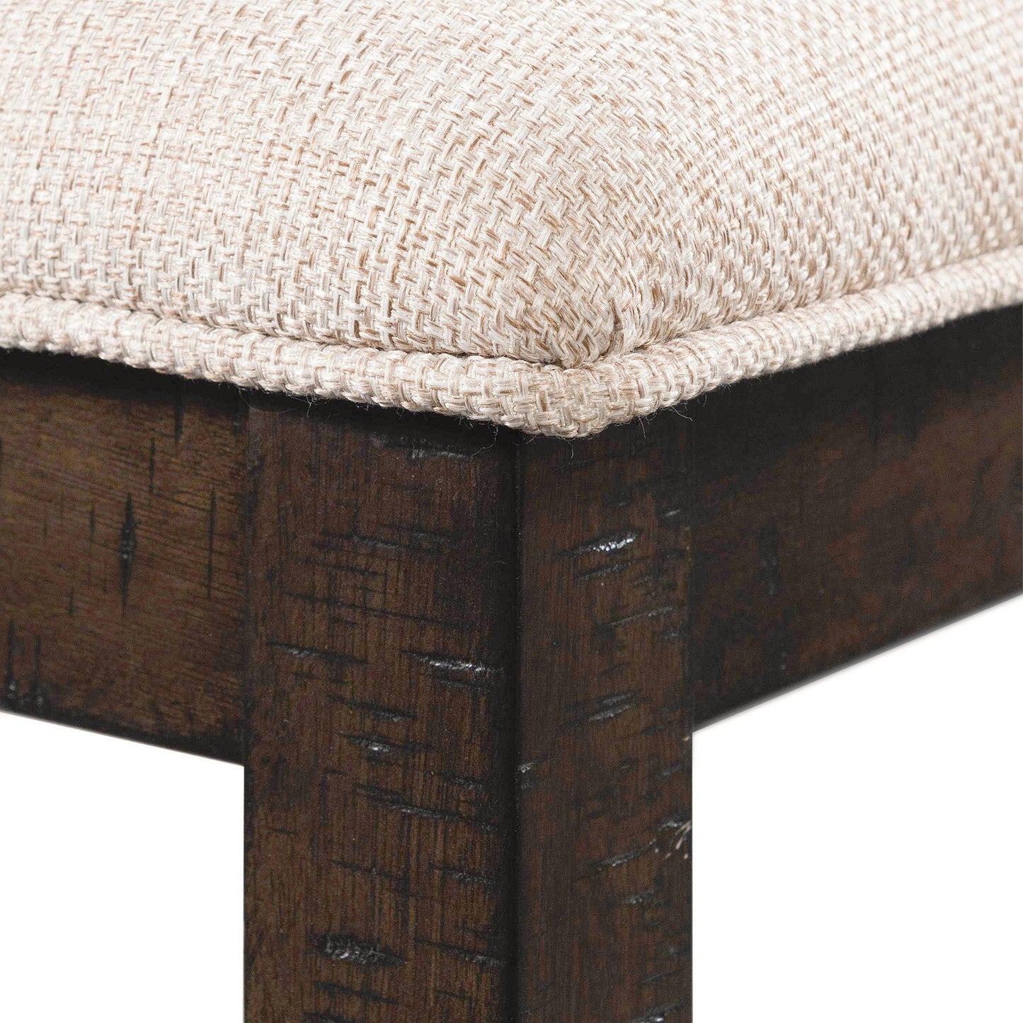 Elements International Stone DST195CSC Counter Height Chair - Smokey Walnut IMAGE 6