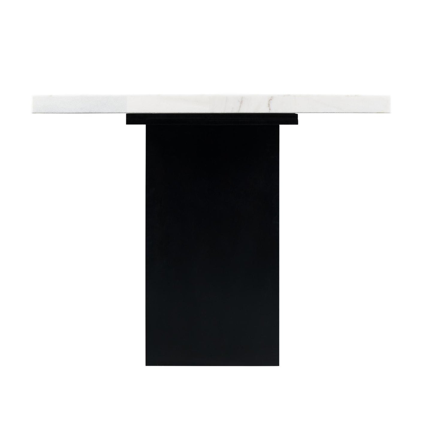 Elements International Valentino CVL500CTTB Counter Height Dining Table - White Marble IMAGE 3