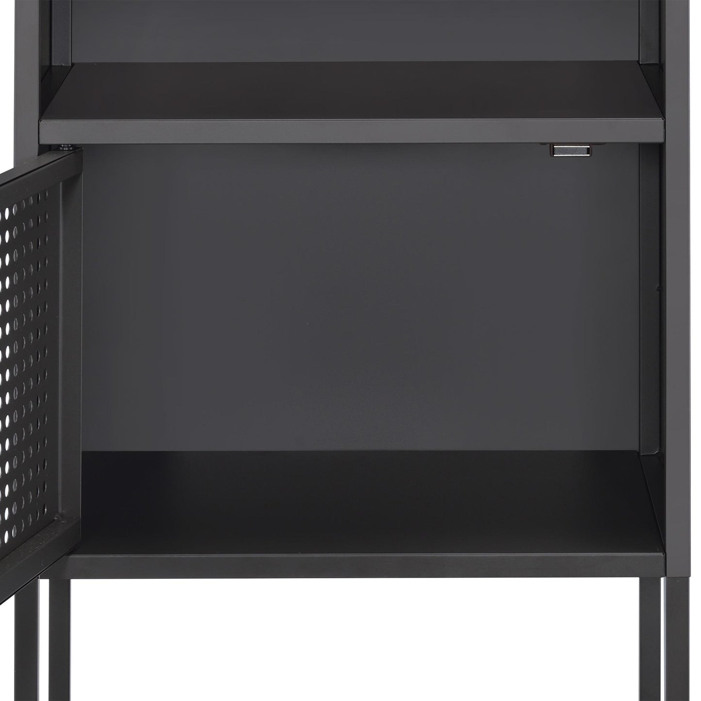 Elements International Ember CEB300NSE Nightstand - Gray IMAGE 7