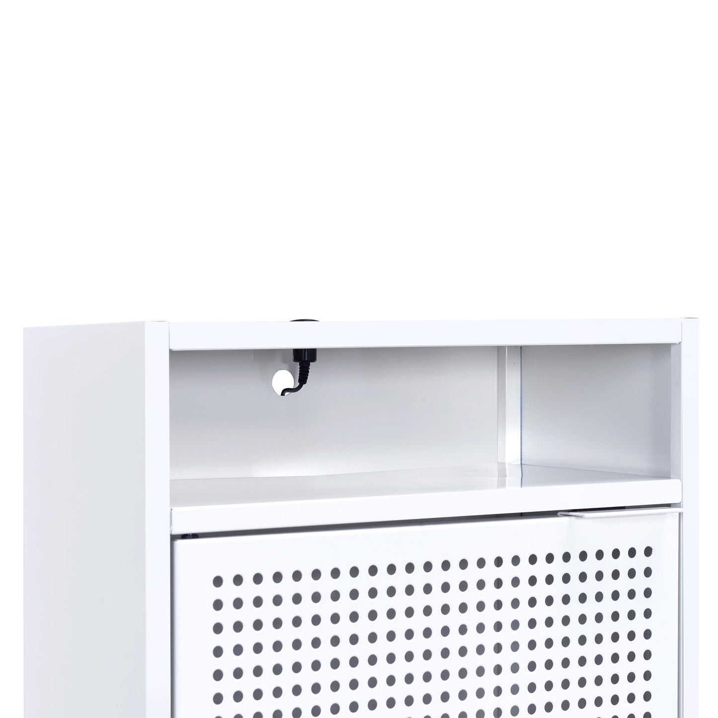 Elements International Ember CEB700NSE Nightstand - White IMAGE 6
