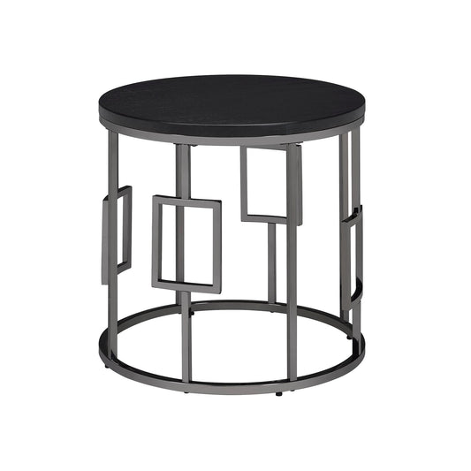 Elements International Ester CES100ET Round End Table IMAGE 1