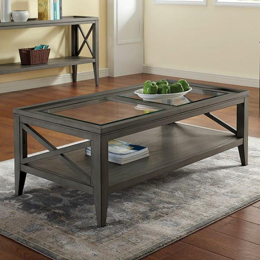 Furniture of America Izar Coffee Table CM4355GY-C IMAGE 1