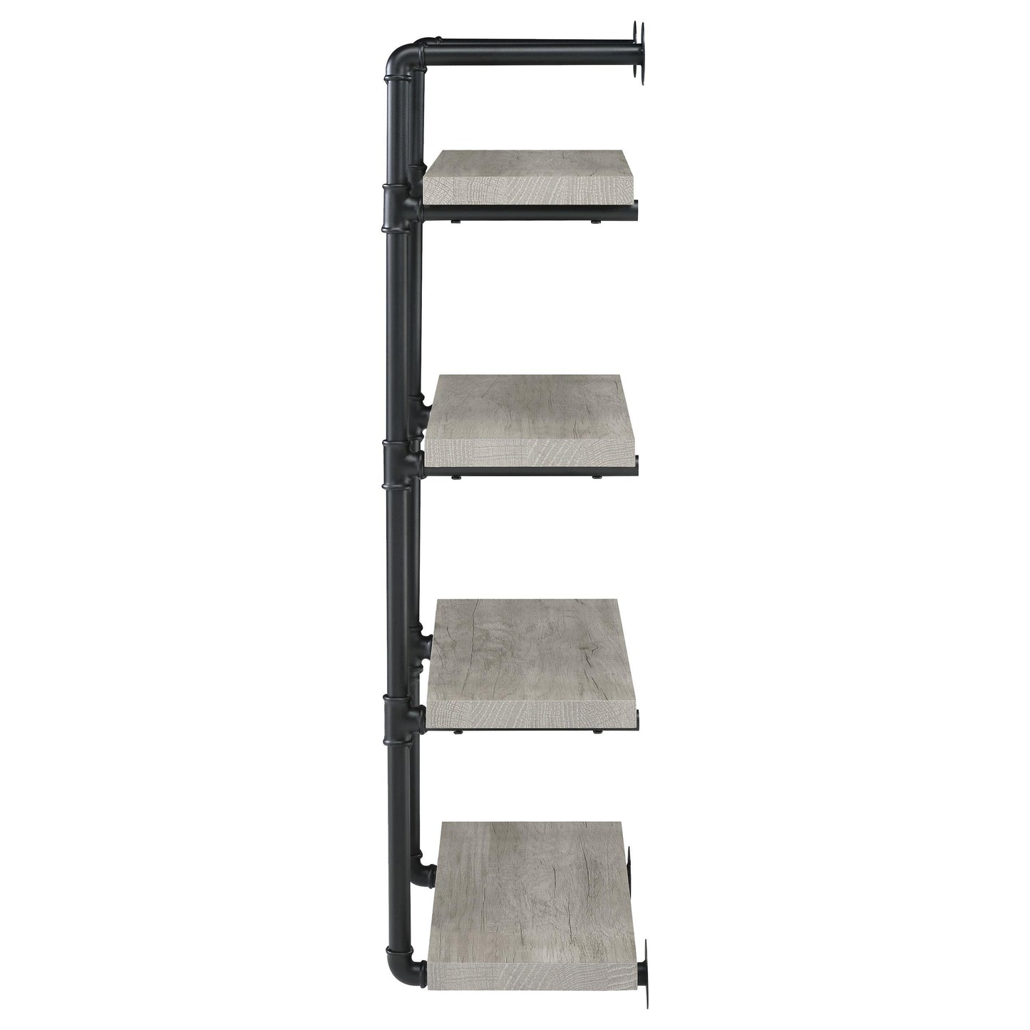Coaster Furniture Elmcrest 804416 24-inch 4-shelf Wall Bookshelf - Grey Driftwood IMAGE 4