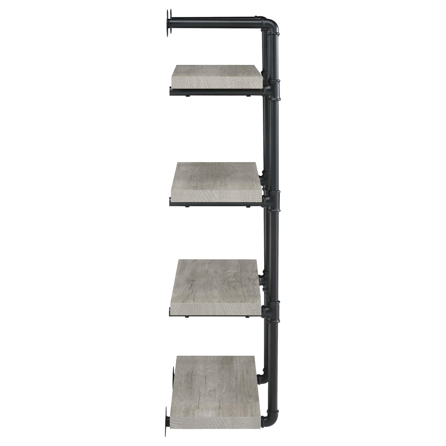 Coaster Furniture Elmcrest 804416 24-inch 4-shelf Wall Bookshelf - Grey Driftwood IMAGE 8